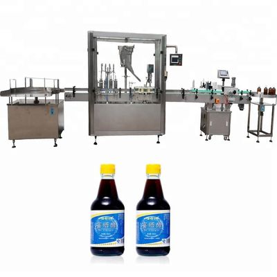 中国 PLCは4つのノズル750ml - 1000ml満ちる容積が付いているガラス ビンのおおう機械を制御します サプライヤー